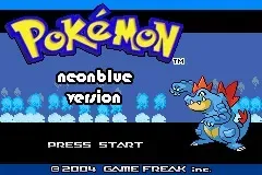 Pokémon Neon Blue background
